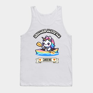 Canoeing Unicorn Olympics 🛶🦄 - Paddle to Victory! Tank Top